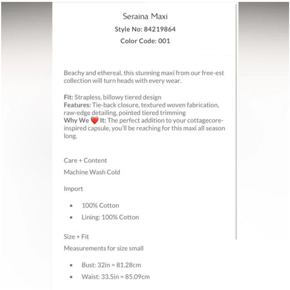Seraina maxi free people dress - Picture 5 of 5